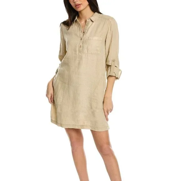 long sleeve denim maxi dress Washed Denim Maxi Dress Washed Denim / Small